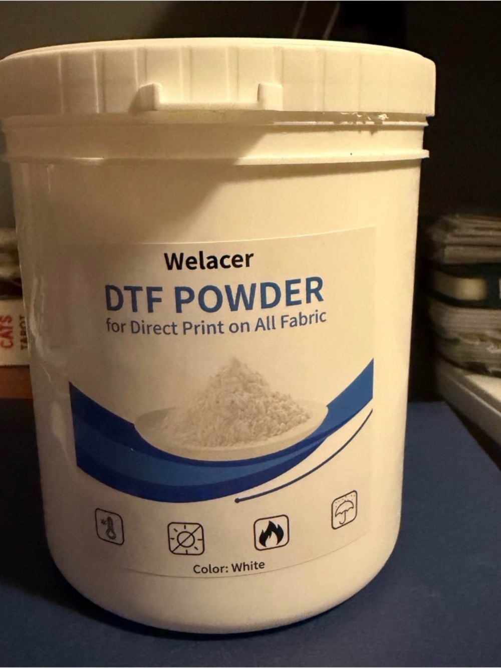 DTF powder and sheets